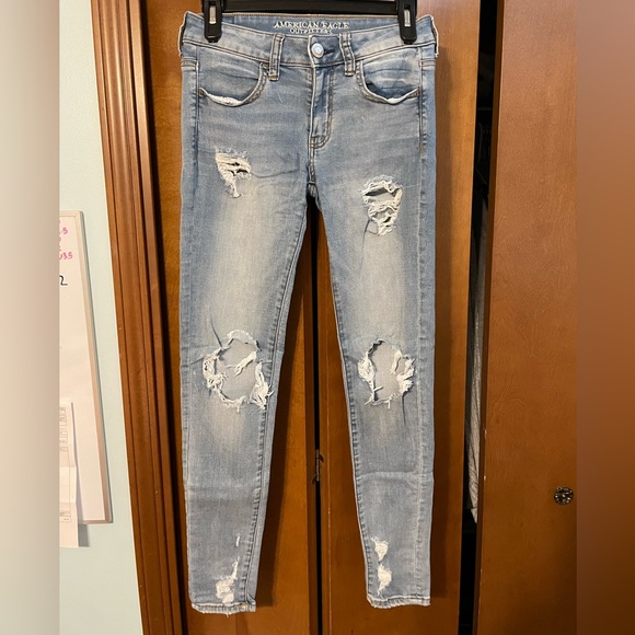 American Eagle high waisted jeans 4R - Picture 1 of 4